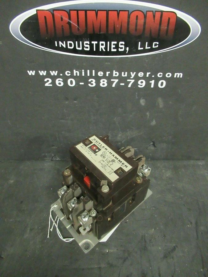 Used CUTLER HAMMER CONTACTOR C10CDN3 SER. B1 45 AMP 600 VAC 25 HP NEMA SIZE: 2