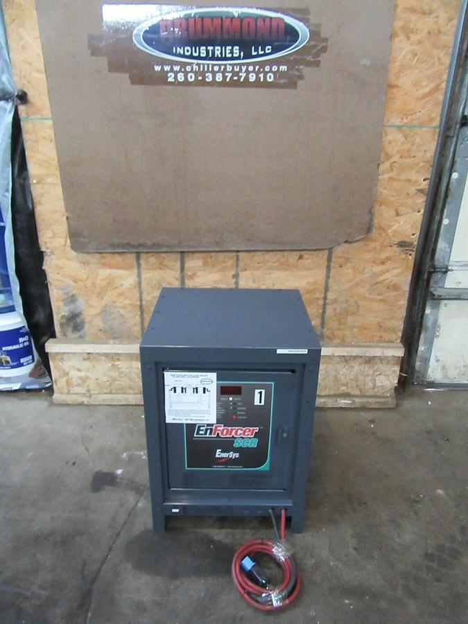 Used 24 VOLT ENERSYS BATTERY CHARGER 88 AMPS ES1-12-550B 208/240/480 VAC 1 PH 550 AH