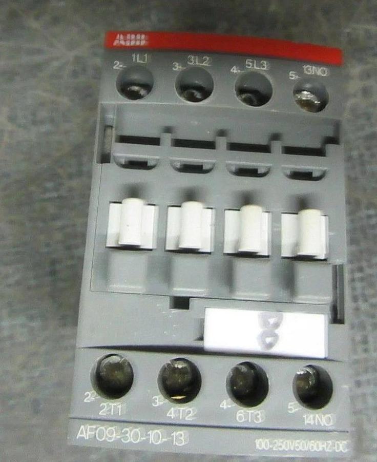 Used ABB CONTACTOR AF09 600V 7.5HP 3 POLE **WARRANTY INCLUDED**