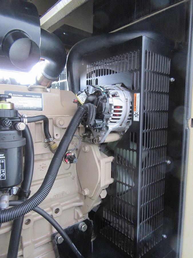 Used 30 KW DIESEL GENERATOR GENERAC 120/240 VOLT ONLY 407 HRS SOUND ENCLOSED VIDEO