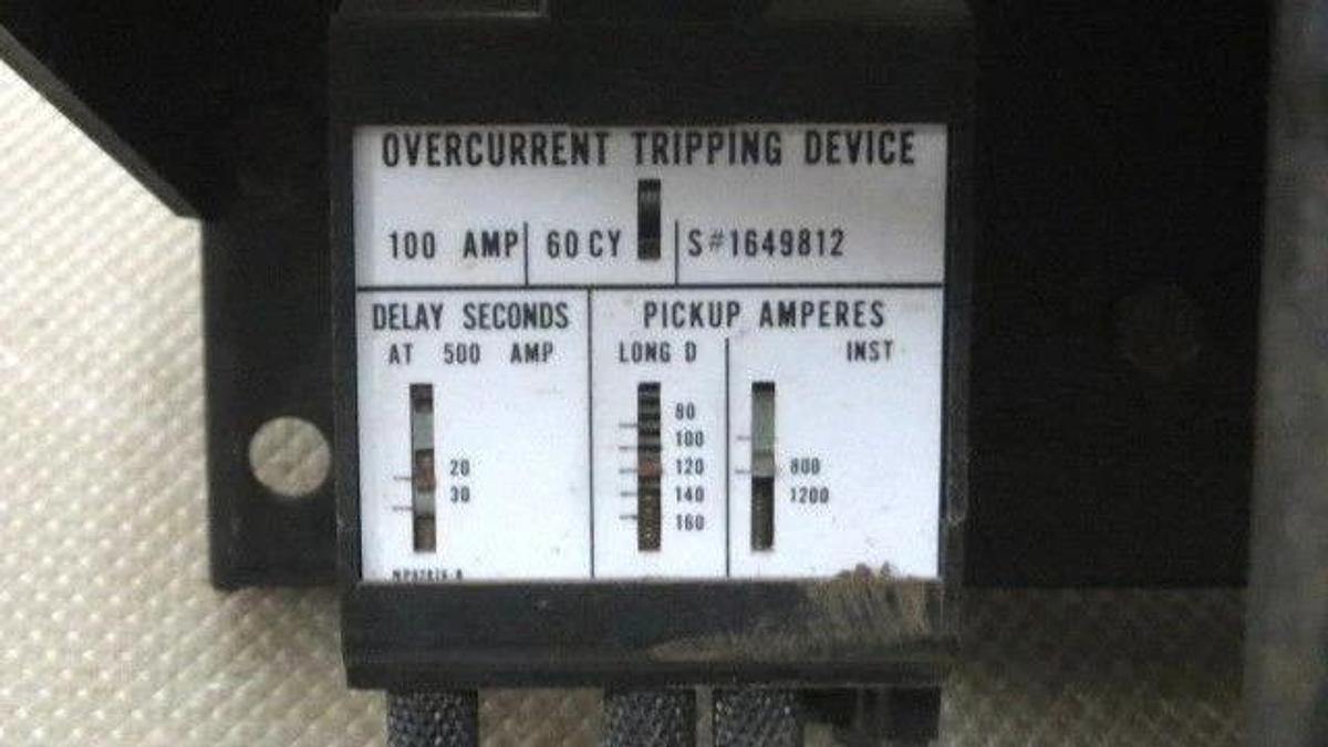 Used WESTINGHOUSE AIR BREAKER DB25 600 AMP 600 VAC 2 POLE **WARRANTY INCLUDED**