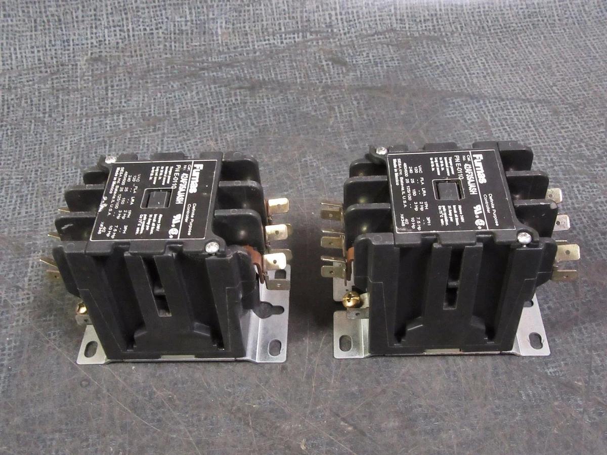 Used (1) FURNAS CONTACTOR 25 AMP 600V 3 PHASE 10 HP 24V COIL MODEL: 42AF35AJASH