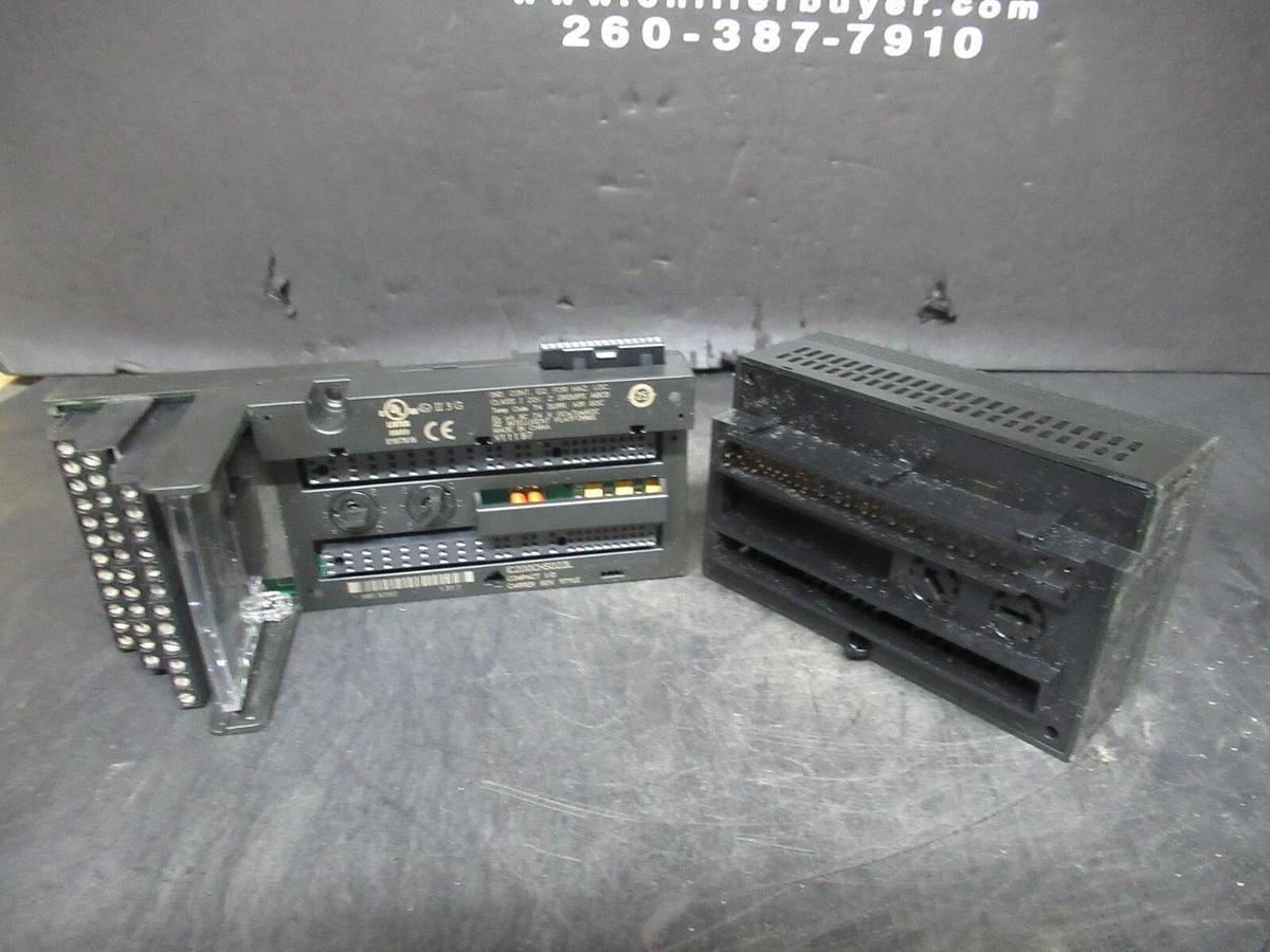 Used GE FANUC INPUT I/O AND ANALOG INPUT IC200CHS022L W/ IC200ALG262J **WARRANTY**