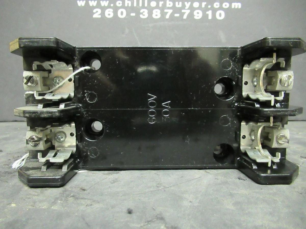 Used MARATHON FUSE HOLDER 6R30A2B FOR 30 AMP 600 V CLASS R FUSES **WARRANTY**