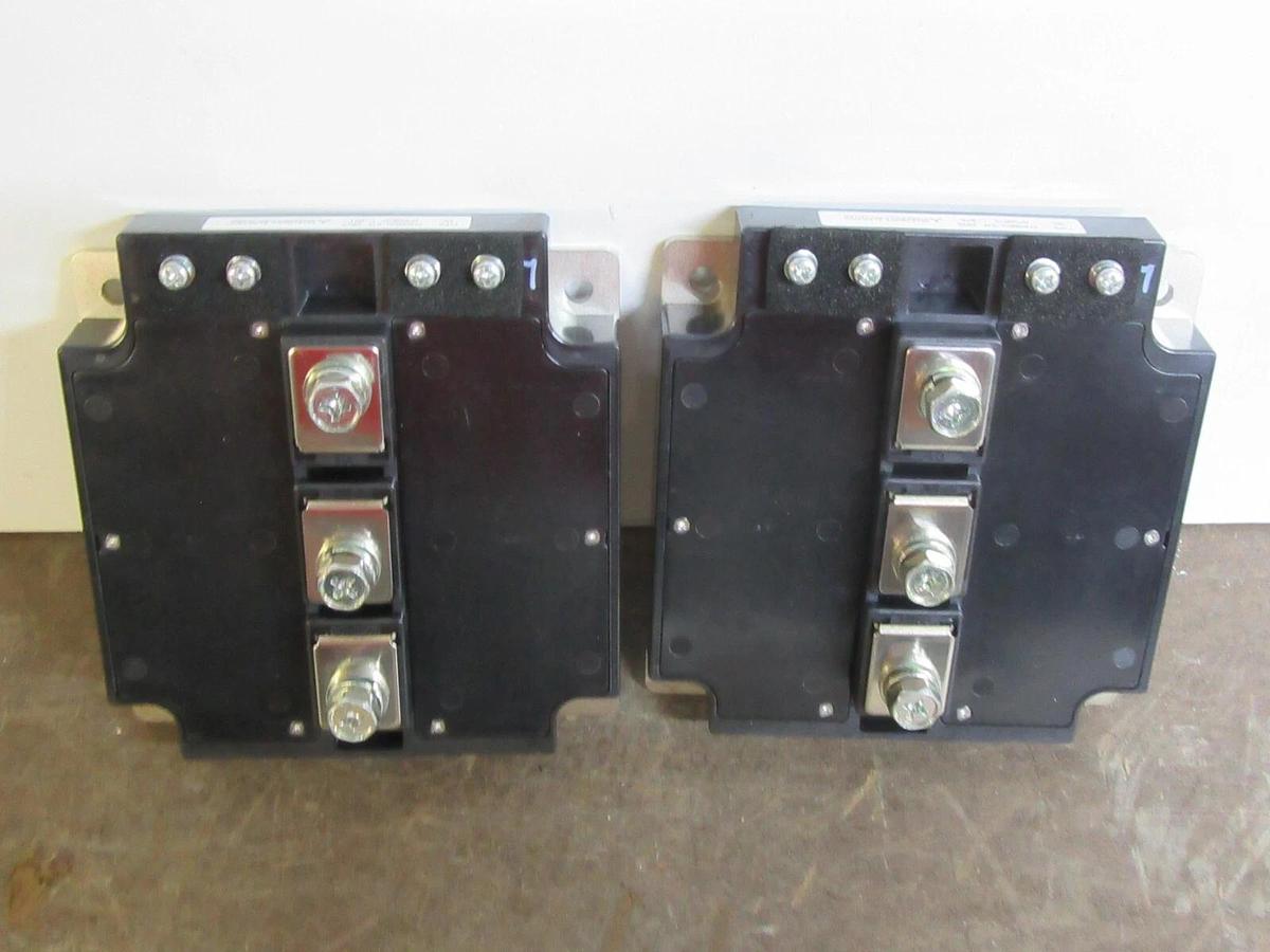 LOT OF 2 MITSUBISHI CM600DU-24F-202G 600 AMP 1200 VOLT IGBT POWER MODULE
