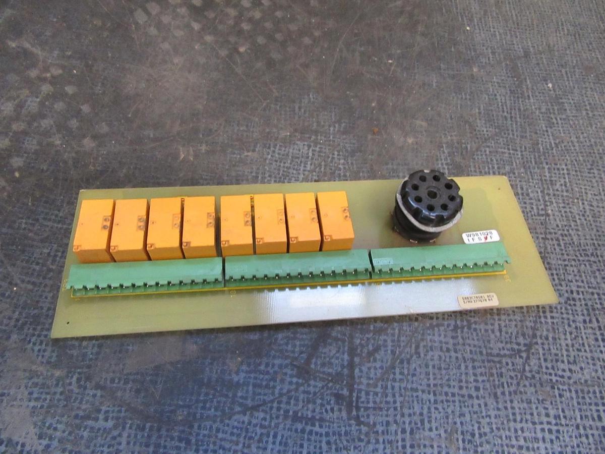 Used MEGATRONICS AMPHENOL CONNECTOR RELAY BOARD 5883C70G01 / 5883C86H01 **WARRANTY**