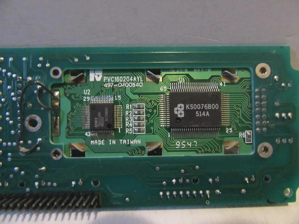 Used ADTRAN 5200.138-5A CIRCUIT BOARD / SCREEN WITH PVC160204AYL DISPLAY 497-0400540