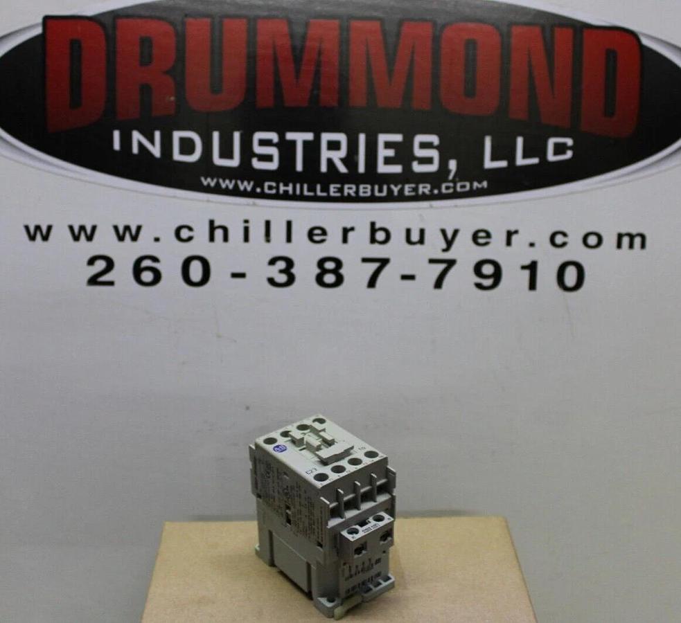 Used ALLEN BRADLEY CONTACTOR 100-C23*10 600 VAC 30 AMP 15 HP COIL: 120 VAC