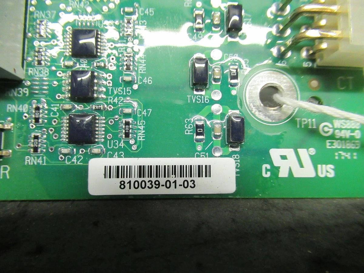 Used BENSHAW REDISTART CIRCUIT BOARD 300065-01-03 SOFTWARE#: 810039-01-03