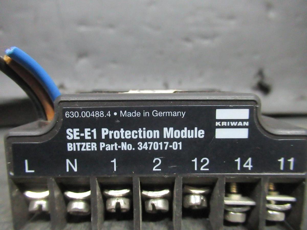 Used KRIWAN SE-E1 PROTECTION MODULE 347017-01 115/230 VAC @ 3 VA 50/60 HZ *WARRANTY*