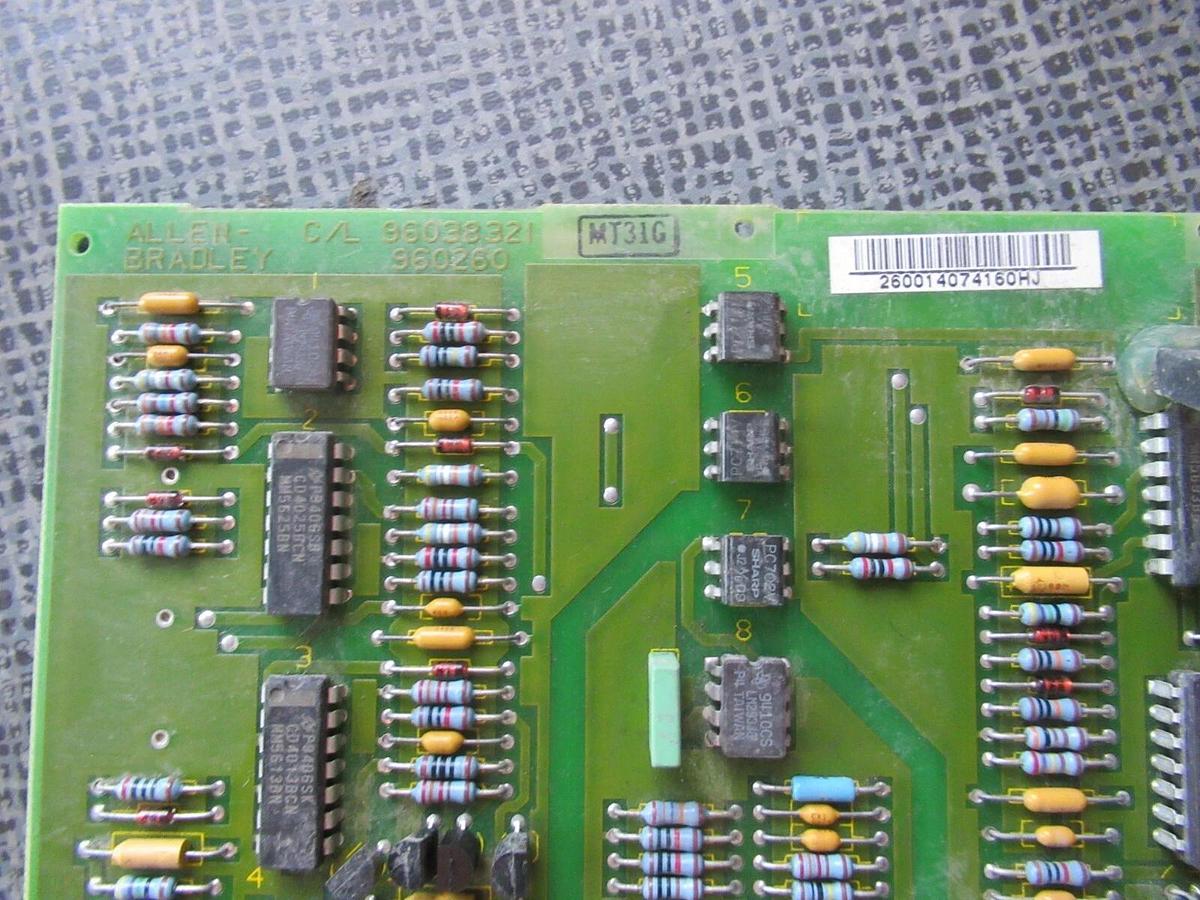 Used ALLEN BRADLEY CIRCUIT BOARD 96038321 // 960260 **WARRANTY INCLUDED**