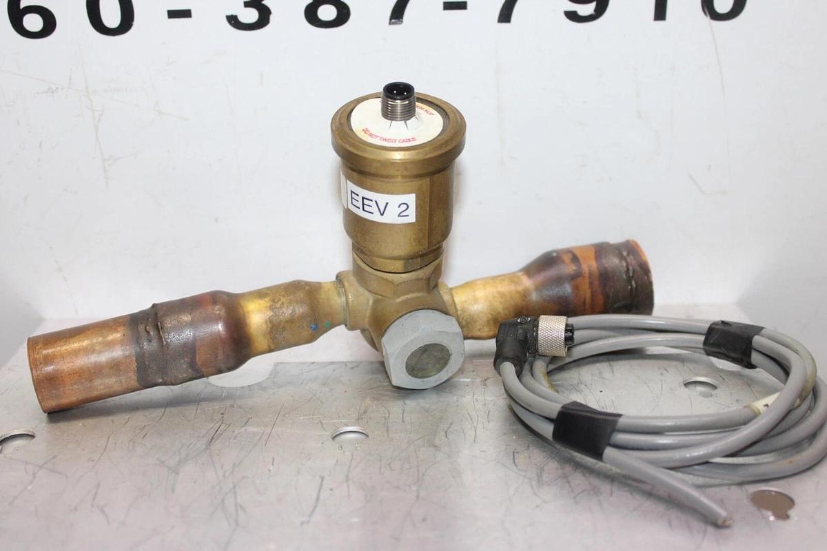 Used SPORLAN ELECTRIC EXPANSION VALVE SERI-JS M12 10'-S **WARRANTY INCLUDED**