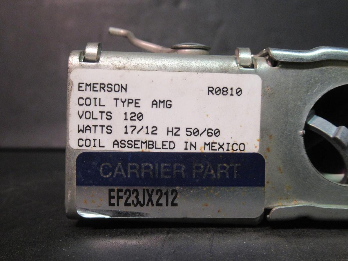 Used CARRIER GENERAL PURPOSE VALVE EFJX212 120 VOLT - 17 WATT - 300 PSI **WARRANTY**