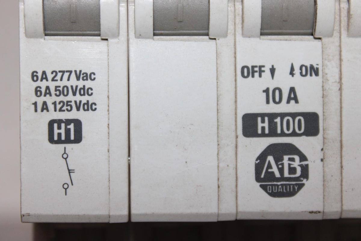 Used ALLEN BRADLEY CIRCUIT BREAKER 1492-ACB 1492-CB3 277 VAC 10 AMP 4-POLE