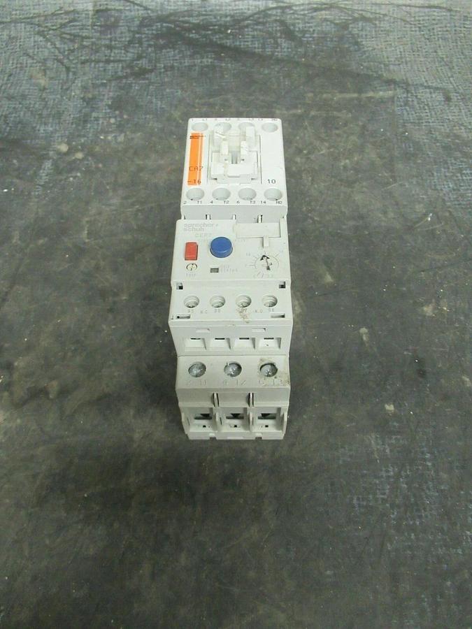 Used SPRECHER + SCHUH CONTACTOR CA7-16-10 30 AMP 600 VAC 3 POLE 15 HP COIL: 120V