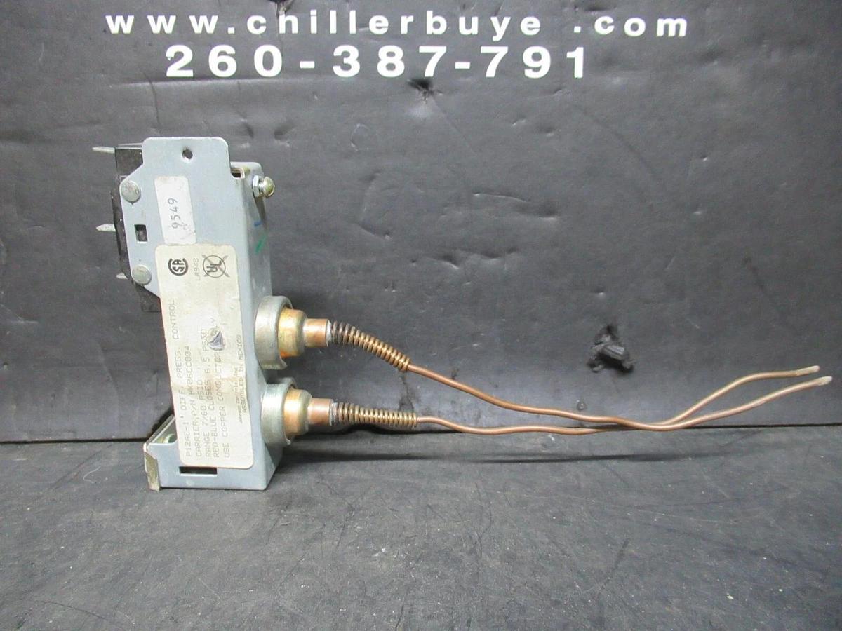 Used JOHNSON CONTROLS / CARRIER DIFFERENTIAL PRESSURE CONTROL HK06CC004 / P12AE-1