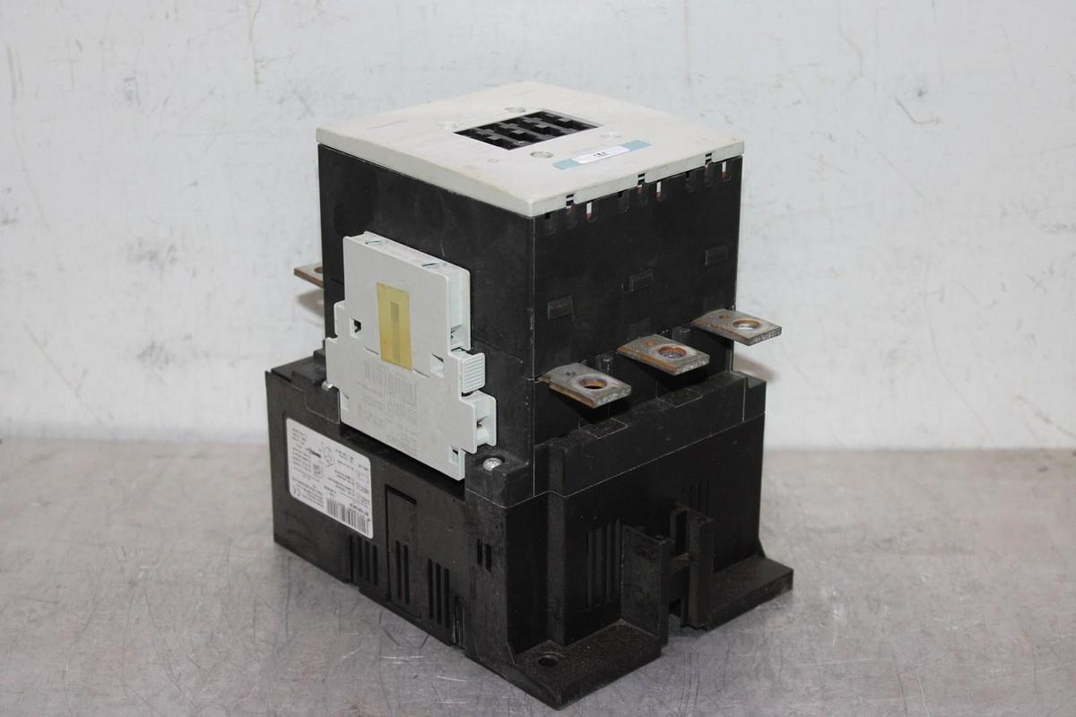 Used SIEMENS SIRIUS CONTACTOR 3RT1054-6...6 600 VAC 140 AMP 125 HP 3-POLE 3-PHASE