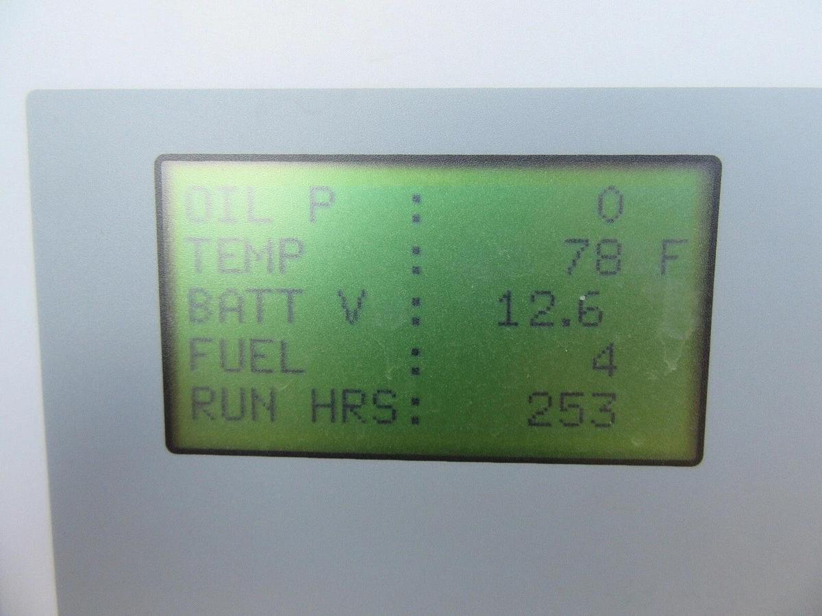 Used 20 KW DIESEL GENERATOR ISUZU MTU 2017 253 HRS 120/240 VOLT 1 PH SOUND ENCLOSED