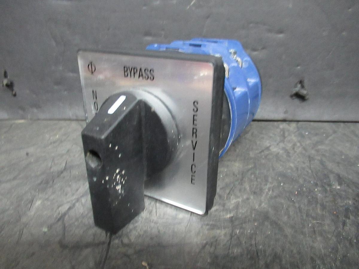 Used KRAUS + NAIMER C125-6 + CAD-11 GENERAL PURPOSE ROTARY CAM SWITCH 600 VAC 150 AMP