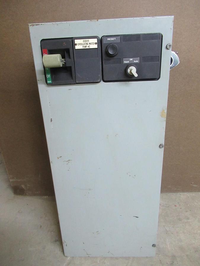 Used CUTLER HAMMER MOTOR STARTER CONTROL 35" W/ W200M5CFC NEMA SIZE 5 250 AMP 600 VAC