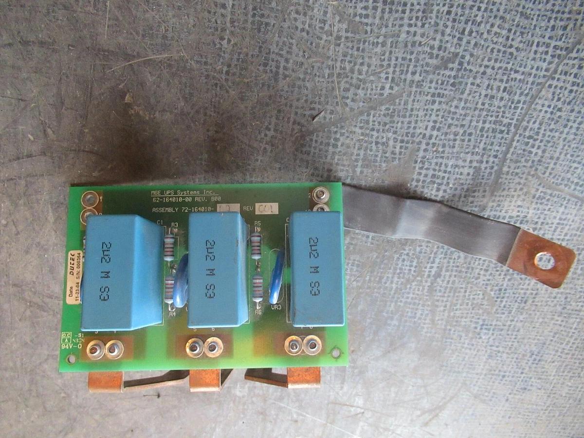 Used MGE UPS CIRCUIT BOARD 62-164010-00 REV B00 **WARRANTY INCLUDED**