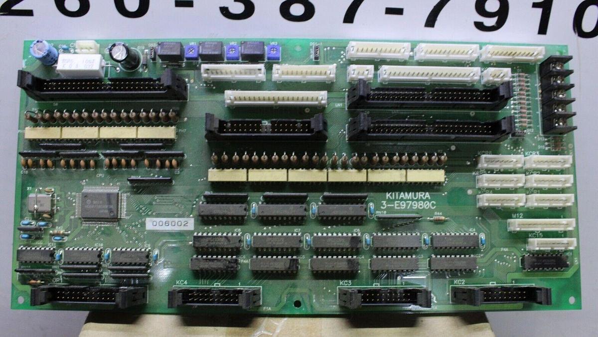 Used KITAMURA CNC MILL CIRCUIT BOARD 3-E97980C **WARRANTY INCLUDED**