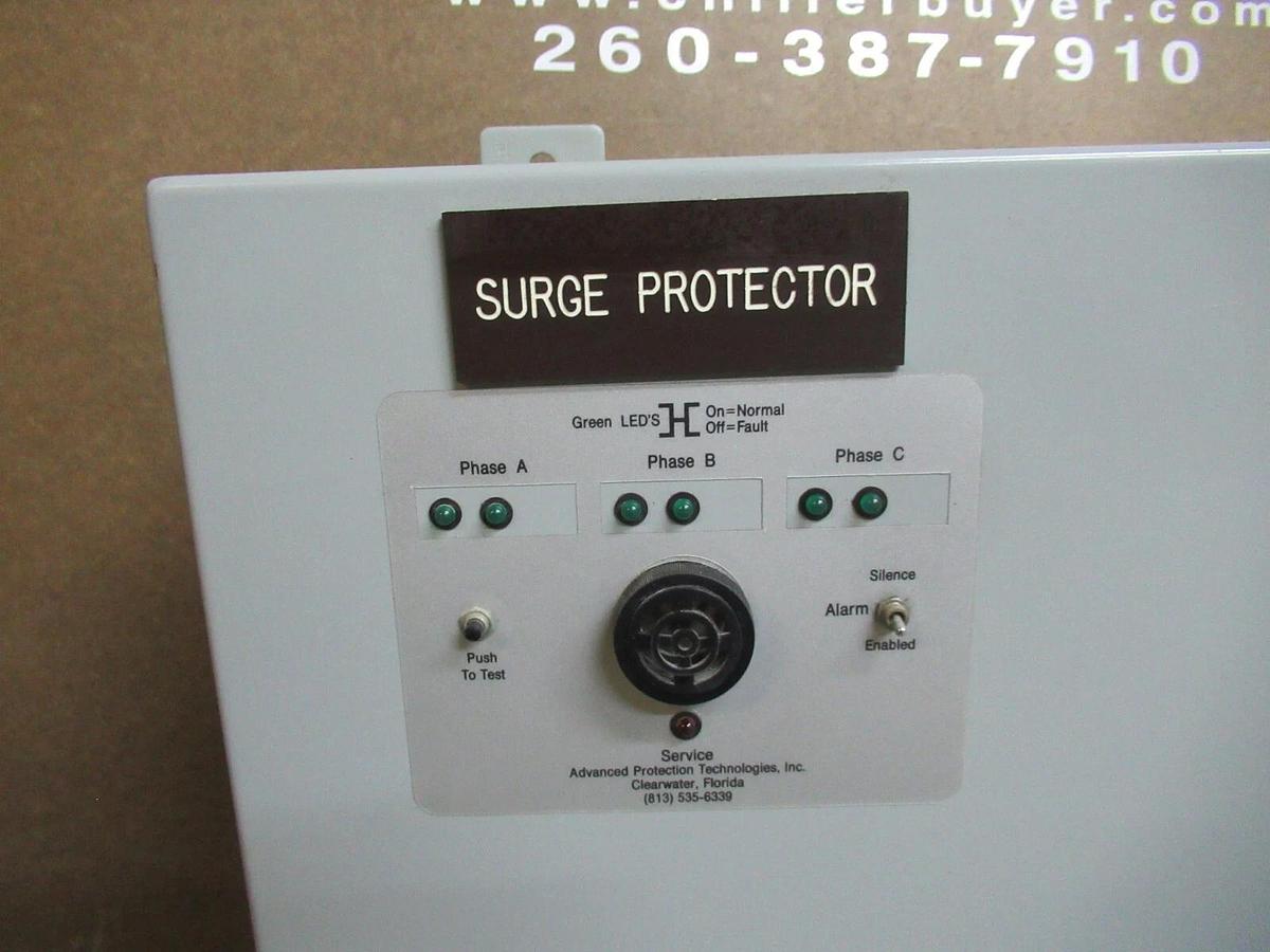 Used ADVANCED PROTECTION TECHNOLOGIES ASCO TRANSIENT ELIMINATOR TE/2000XHP 208/120 Y