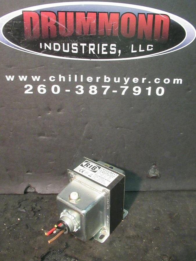 Used 0.050 (50 VA) RIB CONTROL TRANSFORMER 208 277 480 VAC PRI TO 24 V SEC TR50VA017