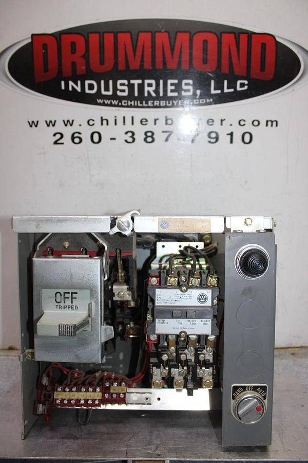 Used WESTINGHOUSE DS MCC DISCONNECT 672B294G01 30 AMP 600 VAC 25 HP SIZE 1