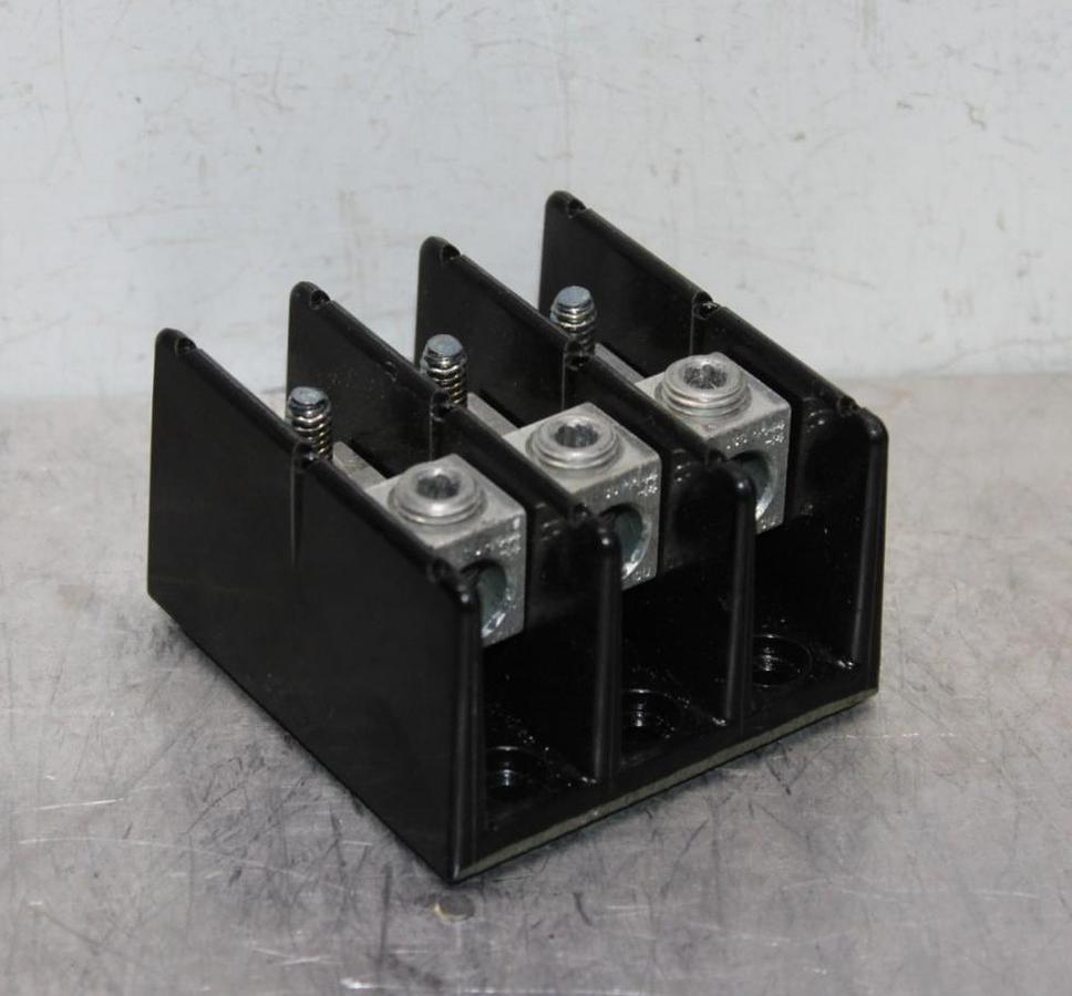 Used BUSS WIRE LUG 16280-3 175 AMP 600 VOLT 3-POLE COPPER & ALUMINIUM