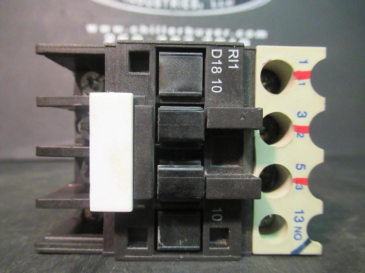 Used RAM CONTACTOR RI1D1840 RI1-D18-10 600 VAC 32 AMP 15 HP COIL: 120 VOLT