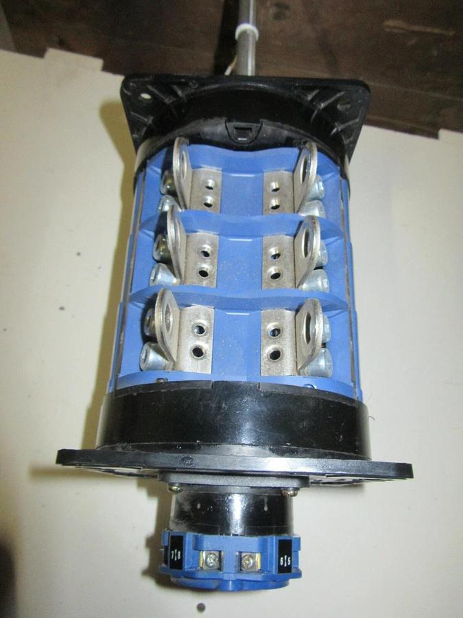 Used KRAUS & NAIMER 240 A C315 MULTI-POLE ROTARY DRUM SWITCH W/ A11 AUX 75 HP 480 VAC