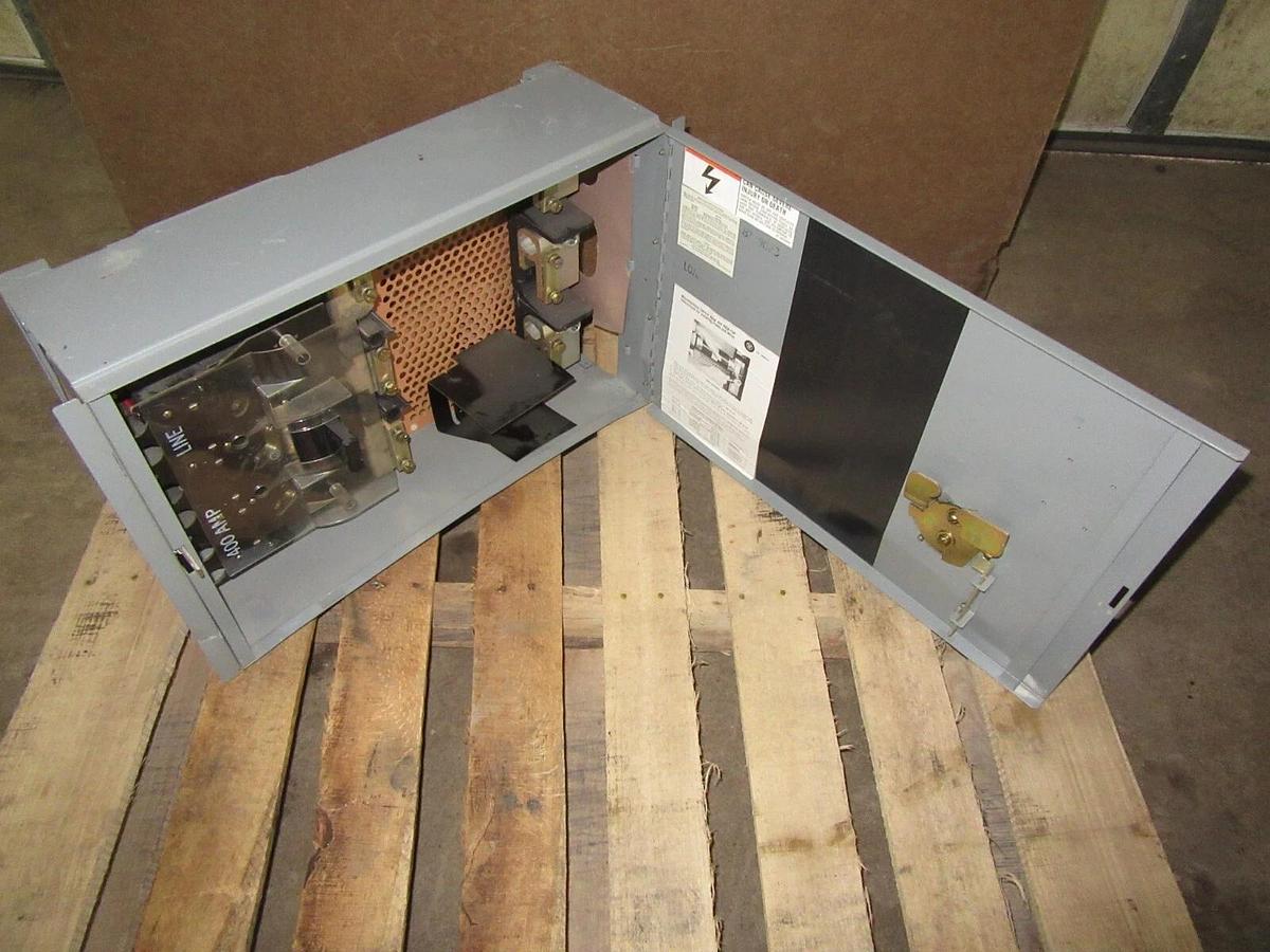 Used WETINGHOUSE FUSE PANELBOARD SWITCH FDP365R 400 AMP 600 VAC 350 HP 3-POLE