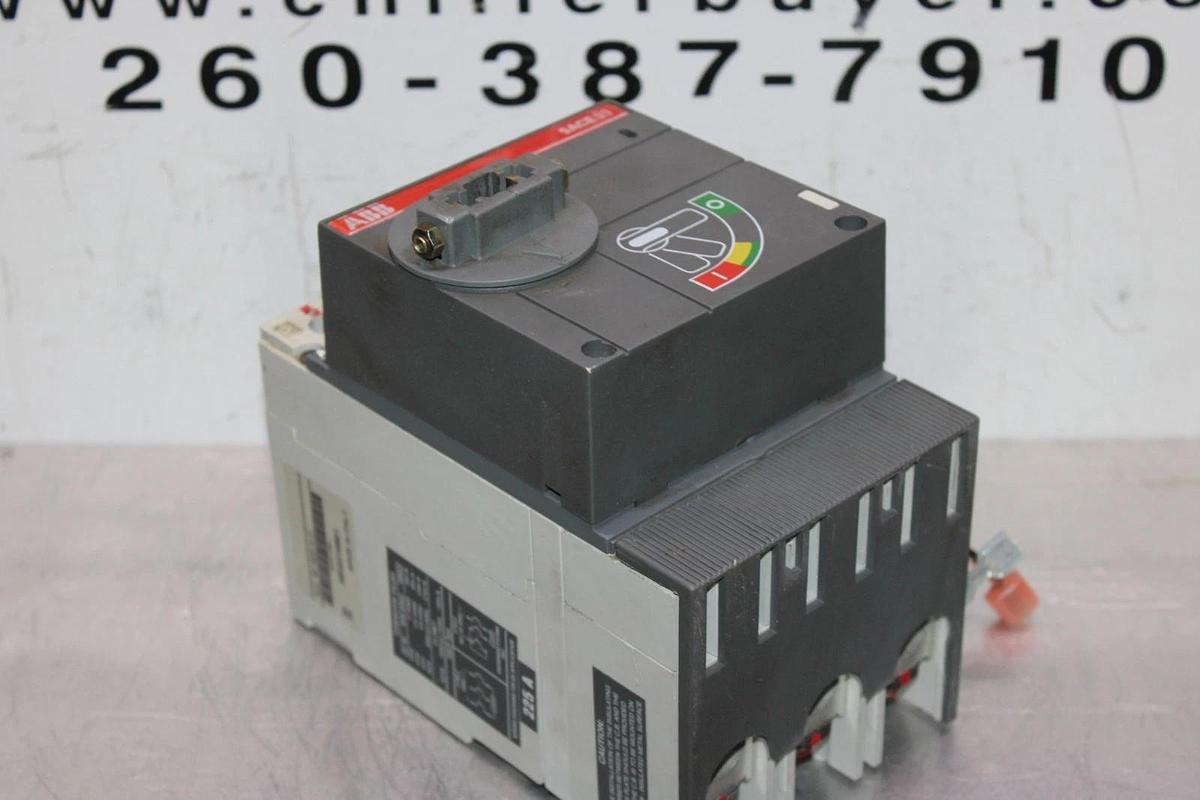 Used ABB CIRCUIT BREAKER SACE S3 S3H 225 AMP 480 VAC 3-POLE **WARRANTY INCLUDED**