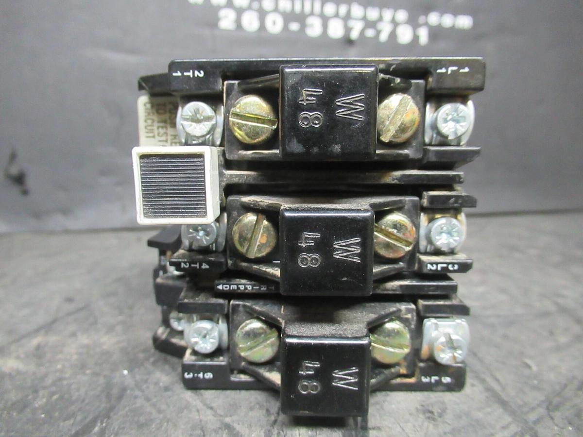 Used ALLEN BRADLEY THERMAL OVERLOAD RELAY 592-J0V16 SER. B 120-600 VAC NEMA A600