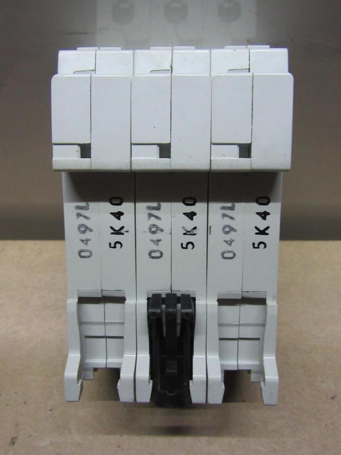 Used LOT OF 3 ABB S203-K40A 400 VOLT 40 AMP 3-POLE **WARRANTY INCLUDED**