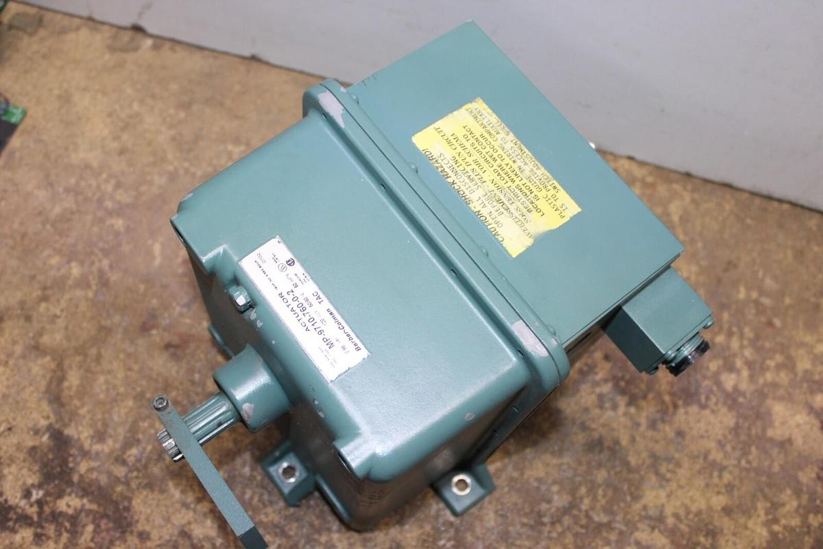 Used BARBER COLMAN ACTUATOR MP-9710-760-0-2 0.95 AMP 120 VOLT 50/60 HZ 50 WATT
