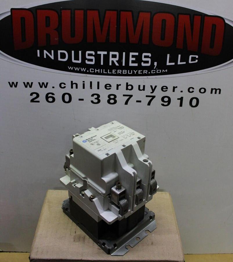 Used WESTINGHOUSE CONTACTOR A201K3CA 90 AMP 600 VAC 50 HP NEMA 3 COIL: 120V
