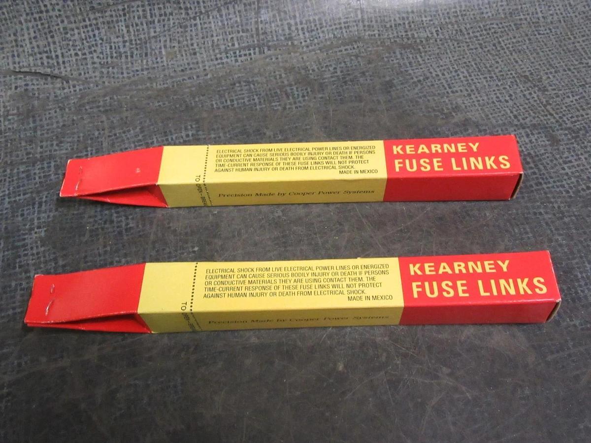 Used KEARNEY FUSE LINKS TYPE QA SURPLUS NIB 20A 6420-2T