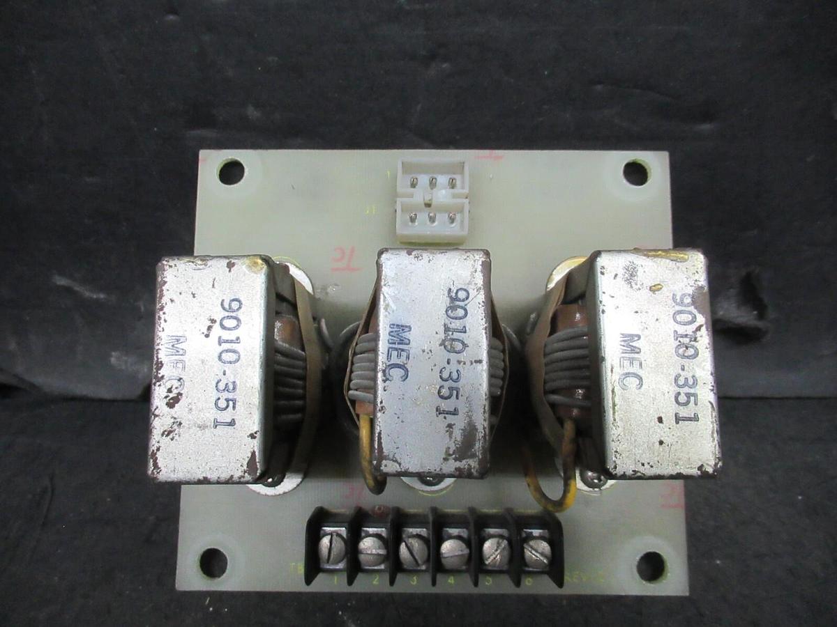 Used WESTINGHOUSE CIRCUIT BOARD 9032-211AC 0061-608 REV. 1 W/ 9010-351 TRANSFORMERS