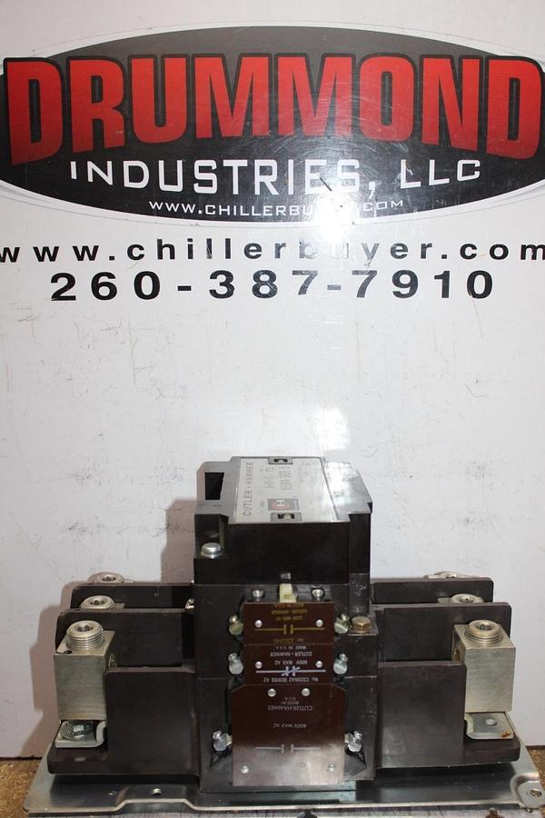 Used CUTLER-HAMMER NEMA CONTACTOR C10GN3 NEMA SIZE 5 270 AMP 600 VOLT 3-PHASE
