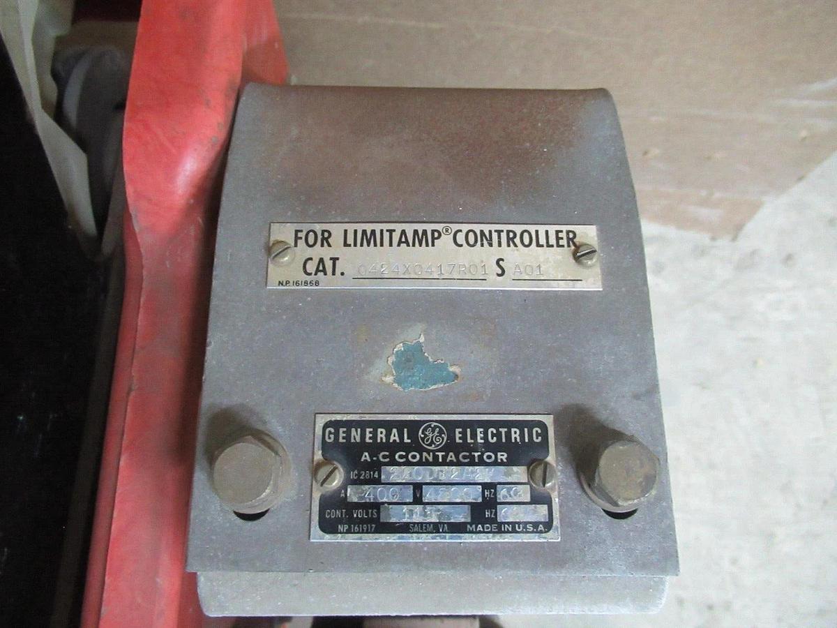 Used GENERAL ELECTRIC VACUUM CONTACTOR IC2814-220D32A2 400 AMP 4800 VOLT 0424X0417R01