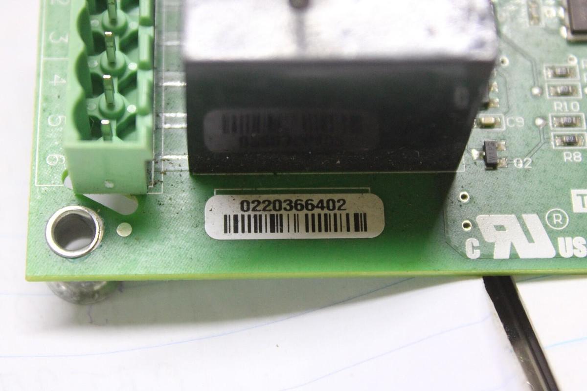 Used TRANE DUAL BINARY CIRCUIT BOARD 6400-2704-01 REV. B X13650733070 REV. J