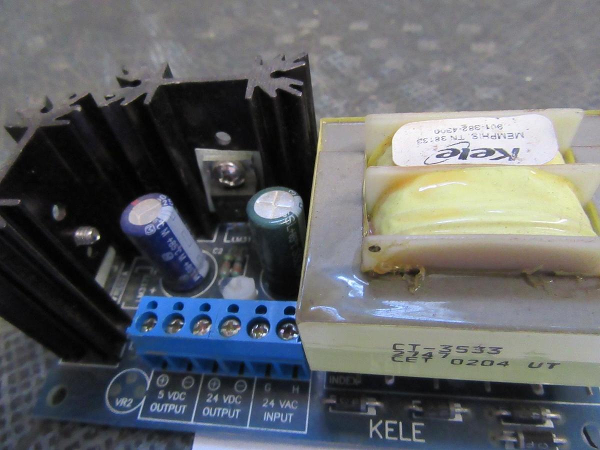Used KELE POWER SUPPLY 5VDC TO 24VDC DCP-524 REV. 1.1 **WARRANTY INCLUDED**