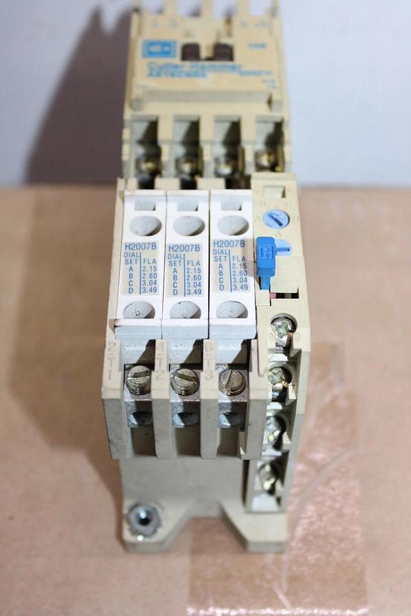 Used CUTLER HAMMER STARTER AE16CNS0 600 VAC 12 AMP 10 HP 3-POLE W/ C306DN3 OVERLOAD
