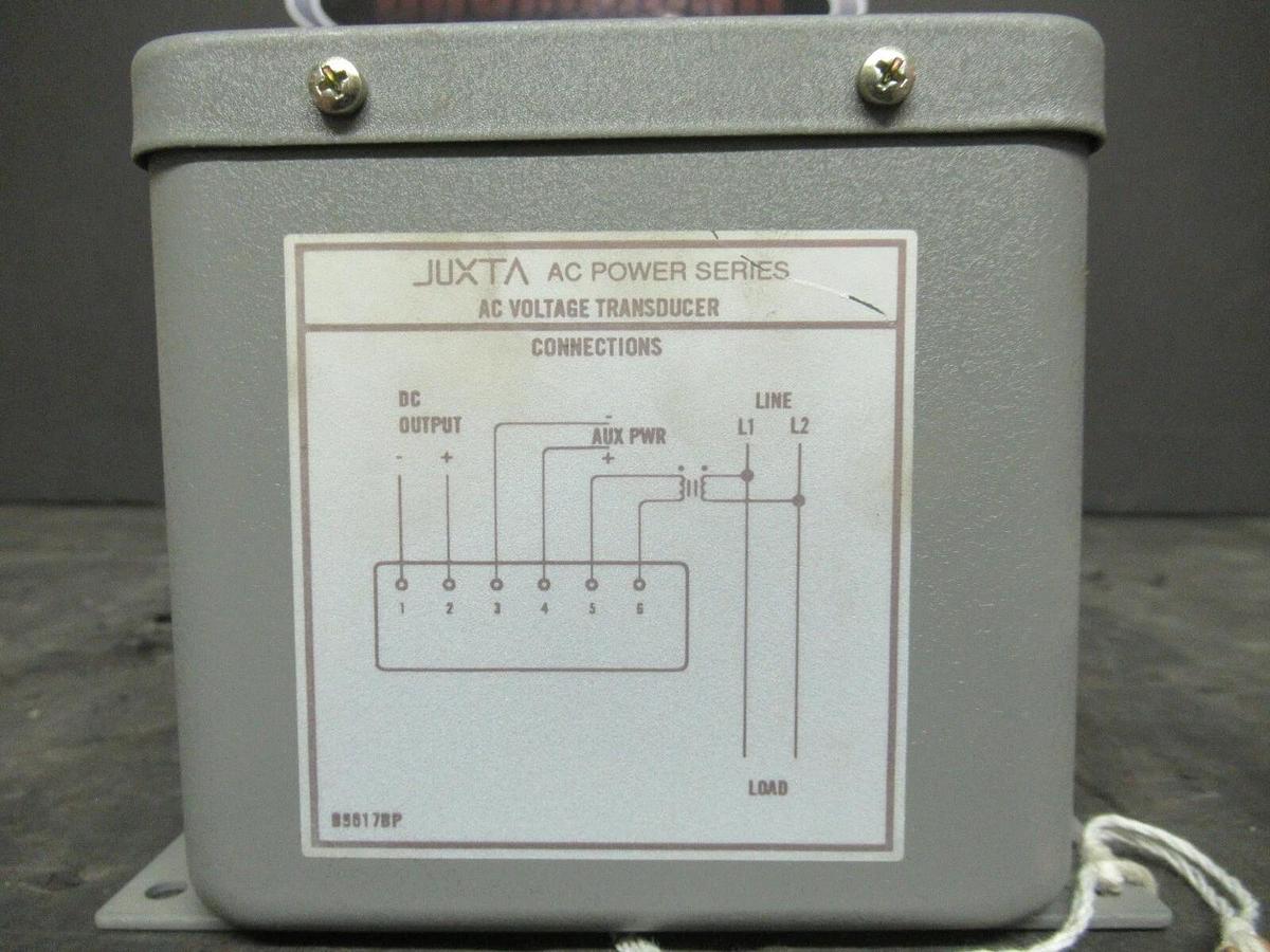 Used JUXTA YOKOGAWA AC POWER TRANSDUCER 248922-360-AHD-4 IN: 0-300 VAC OUT: 4-20MA DC