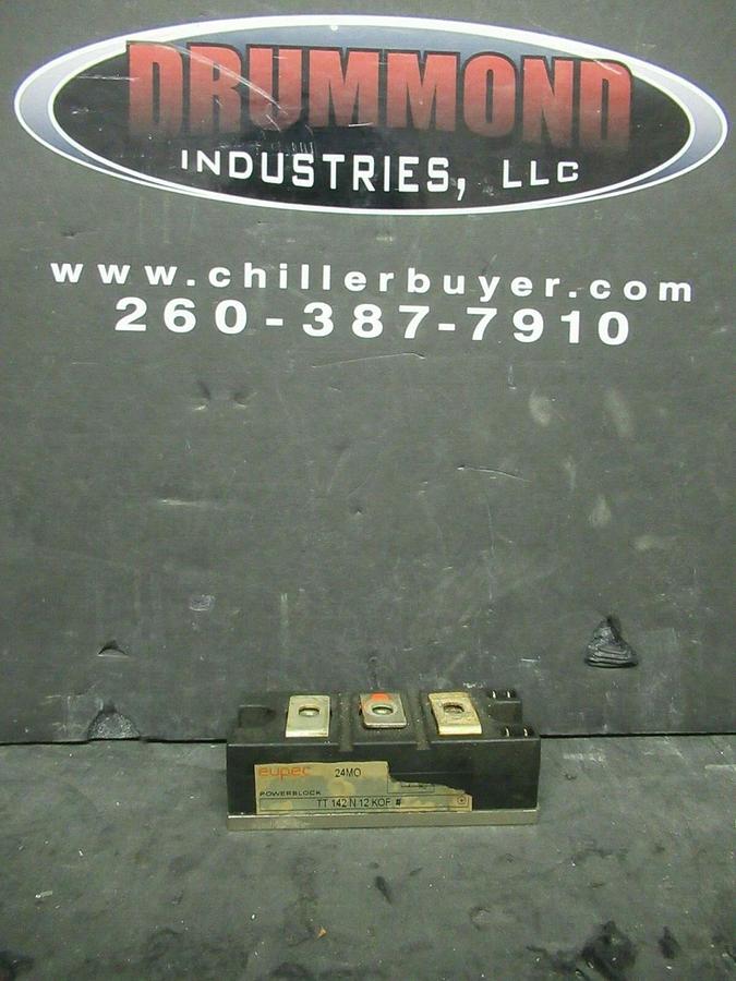 Used EUPEC MPN: TT 142 N 12 KOF # POWER BLOCK MODULE THRYISTOR