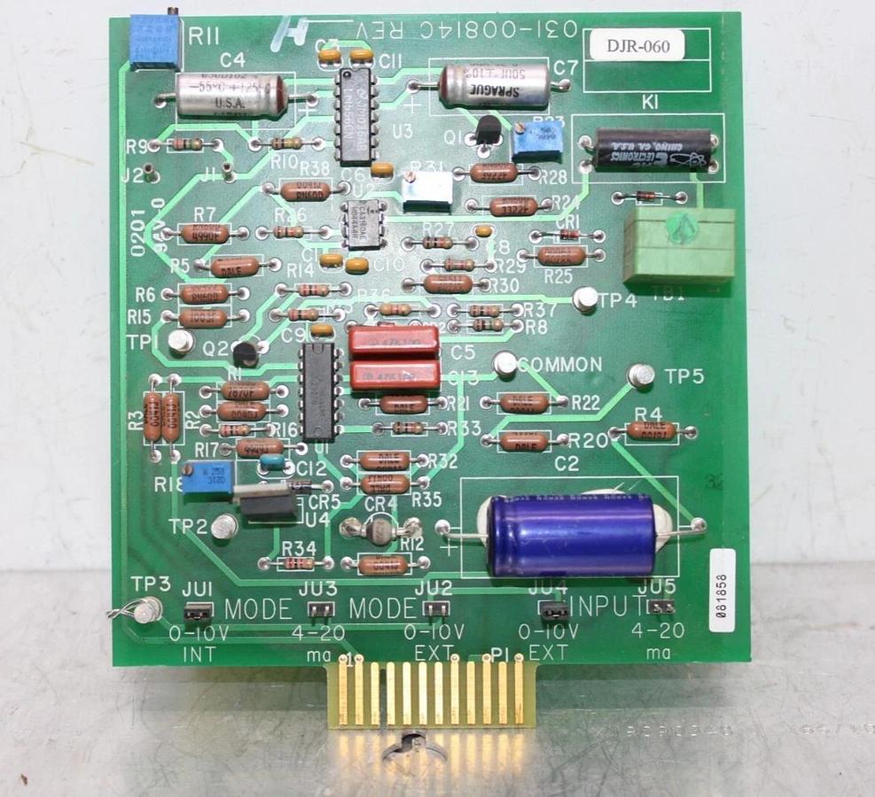 Used YORK VARIABLE SPEED DRIVE STARTER PLC CARD 031-00814C REV. H **WARRANTY**