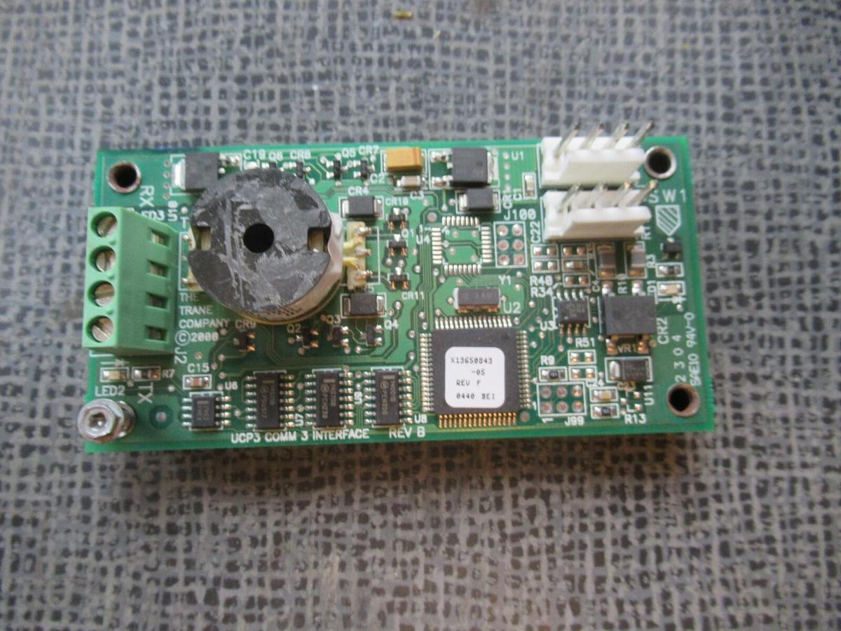 Used TRANE CIRCUIT BOARD X13650843-05 REV F **WARRANTY INCLUDED**