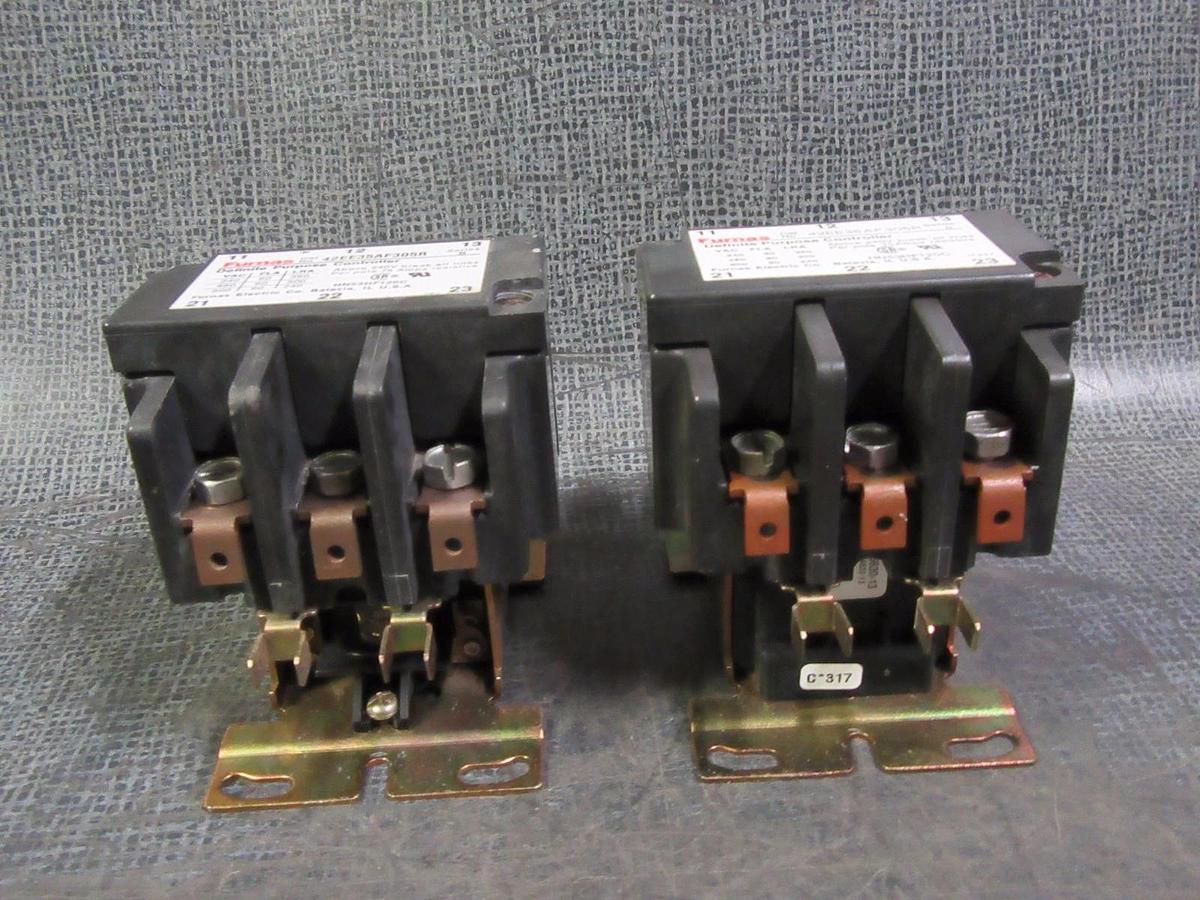 Used (1) FURNAS CONTACTOR 42EE35AF305R 60 AMP 600V 3 PHASE 110-120V COIL HN53HF120C